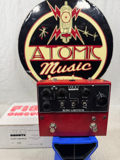 Fish Circuits Echo Limiteur Delay Pedal with Box