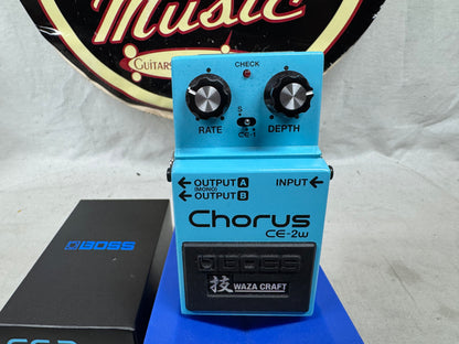 Boss Waza Craft CE-2w ce2w Chorus Pedal with Box - MIJ Made In Japan 2026