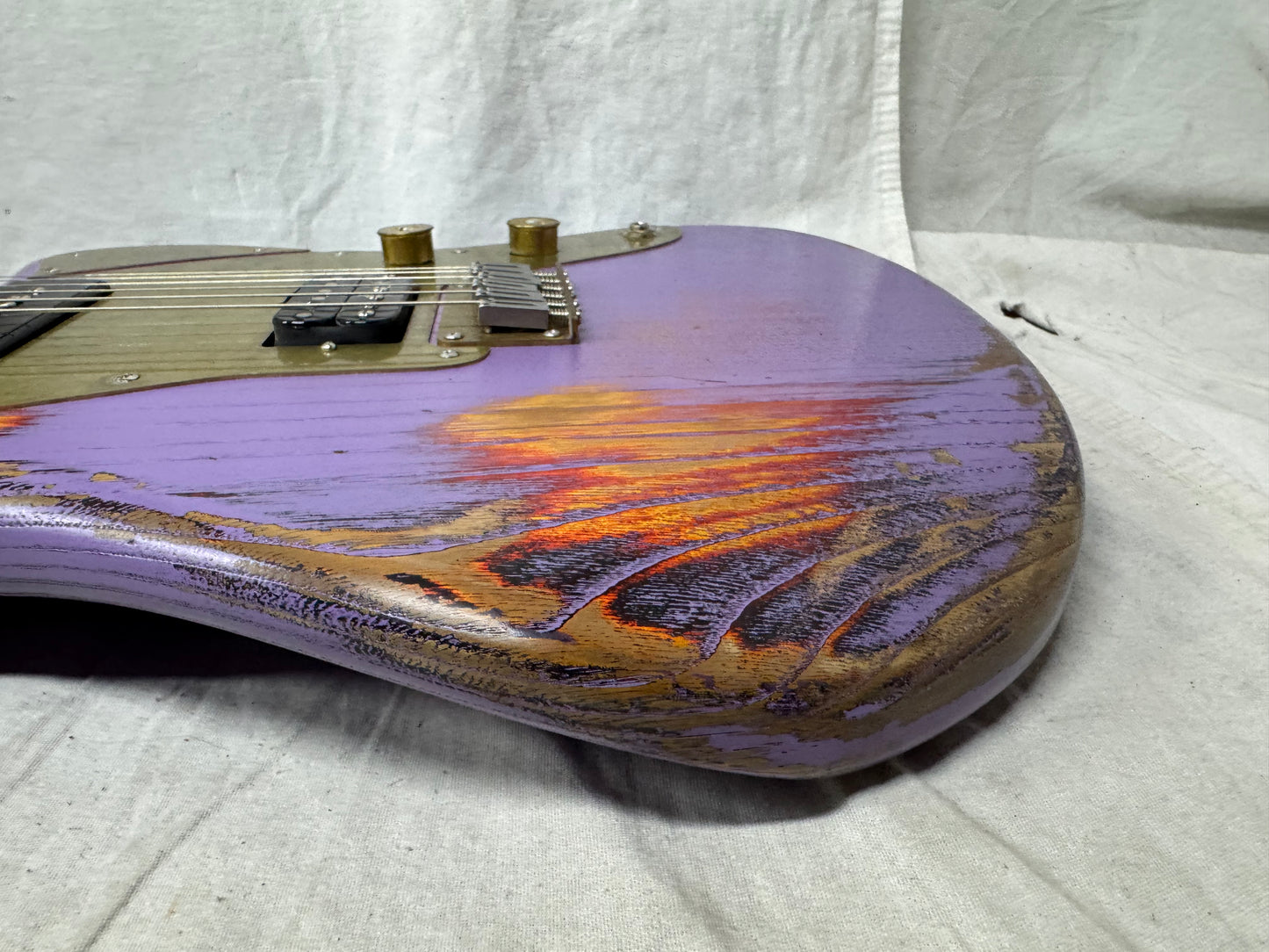 Paoletti Guitars Loft Series Model 112 HP90 Guitar with Case - Purple
