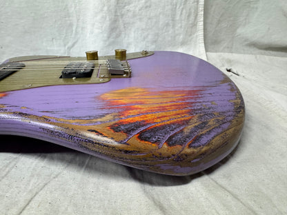 Paoletti Guitars Loft Series Model 112 HP90 Guitar with Case - Purple