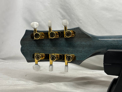 Epiphone Les Paul Custom Quilt Singlecut HH Electric Guitar - Ocean Blue