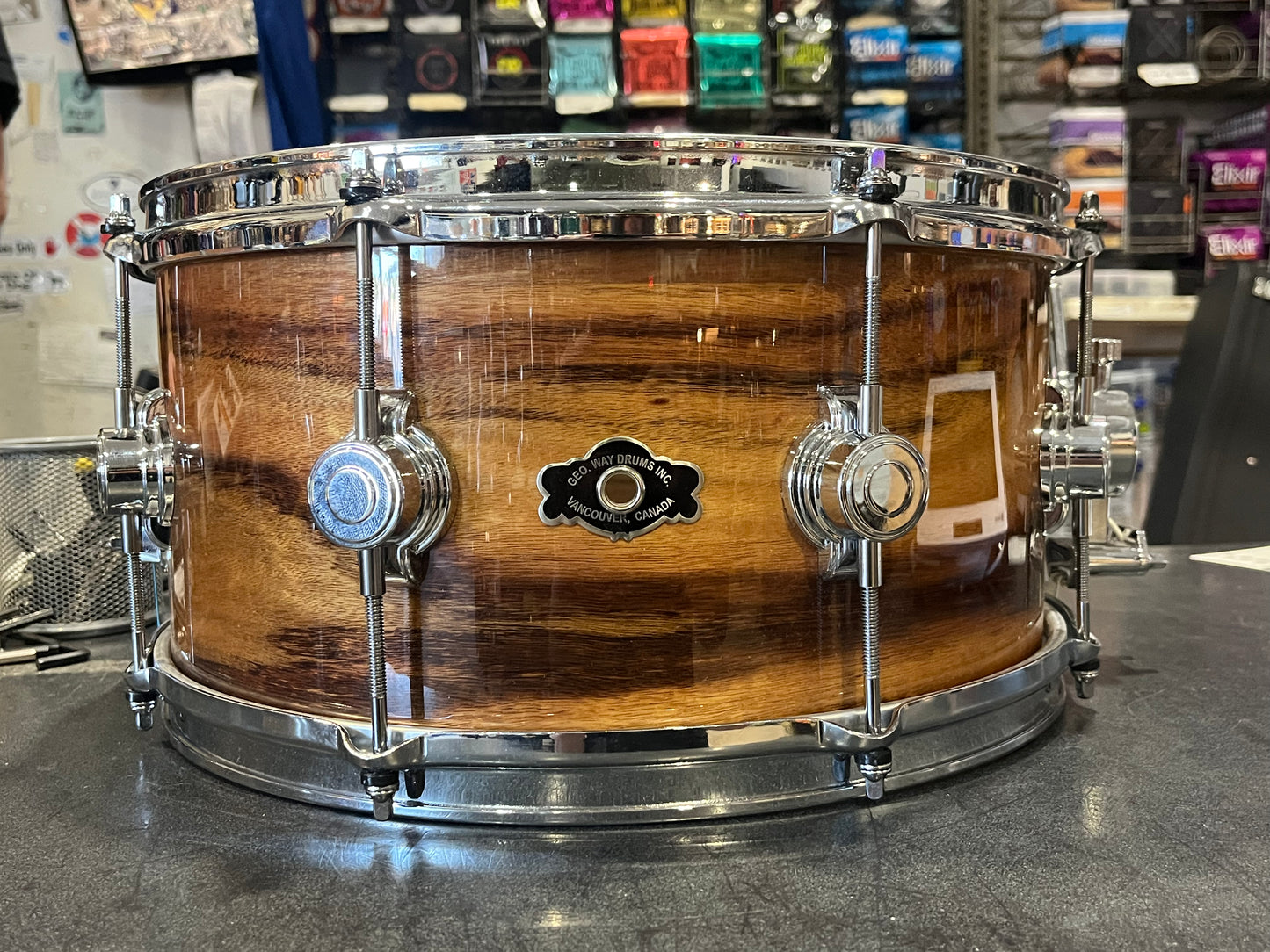 George Way Aristocat Acacia Snare Drum 14"x8"