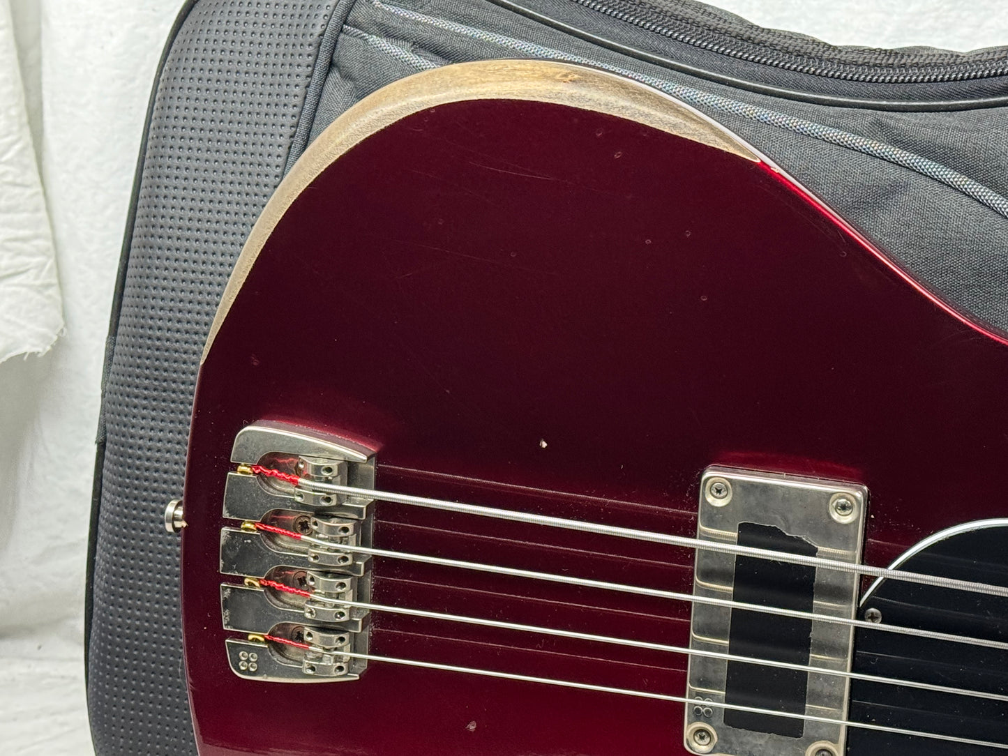 Sandberg Florence 30" Short Scale 4-string Bass with Gig Bag 2020s - Ruby Red