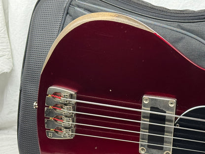 Sandberg Florence 30" Short Scale 4-string Bass with Gig Bag 2020s - Ruby Red