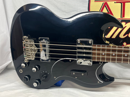 Epiphone Elite EB-3 4-String Doublecut Electric Bass - Black - NUT HAS BEEN RAISED