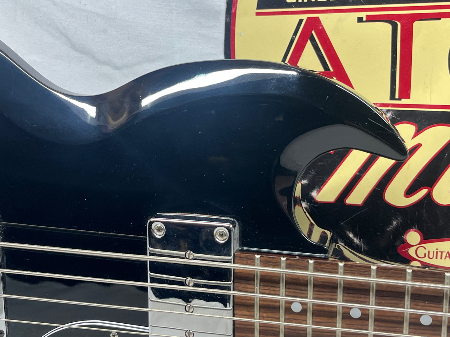Epiphone Elite EB-3 4-String Doublecut Electric Bass - Black - NUT HAS BEEN RAISED