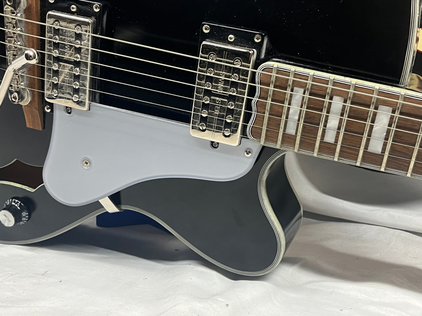 Epiphone Swingster Semi-Hollow Body Electric Guitar - Black Aged Gloss