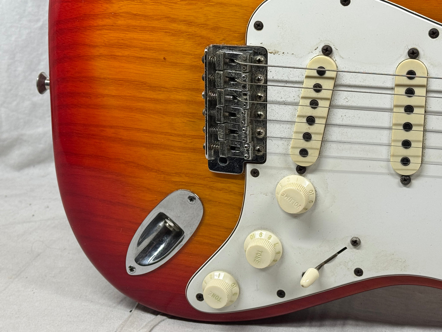 Fender USA Stratocaster Guitar with Case - neck has been re-fin'd / re-fretted / re-shaped 1982