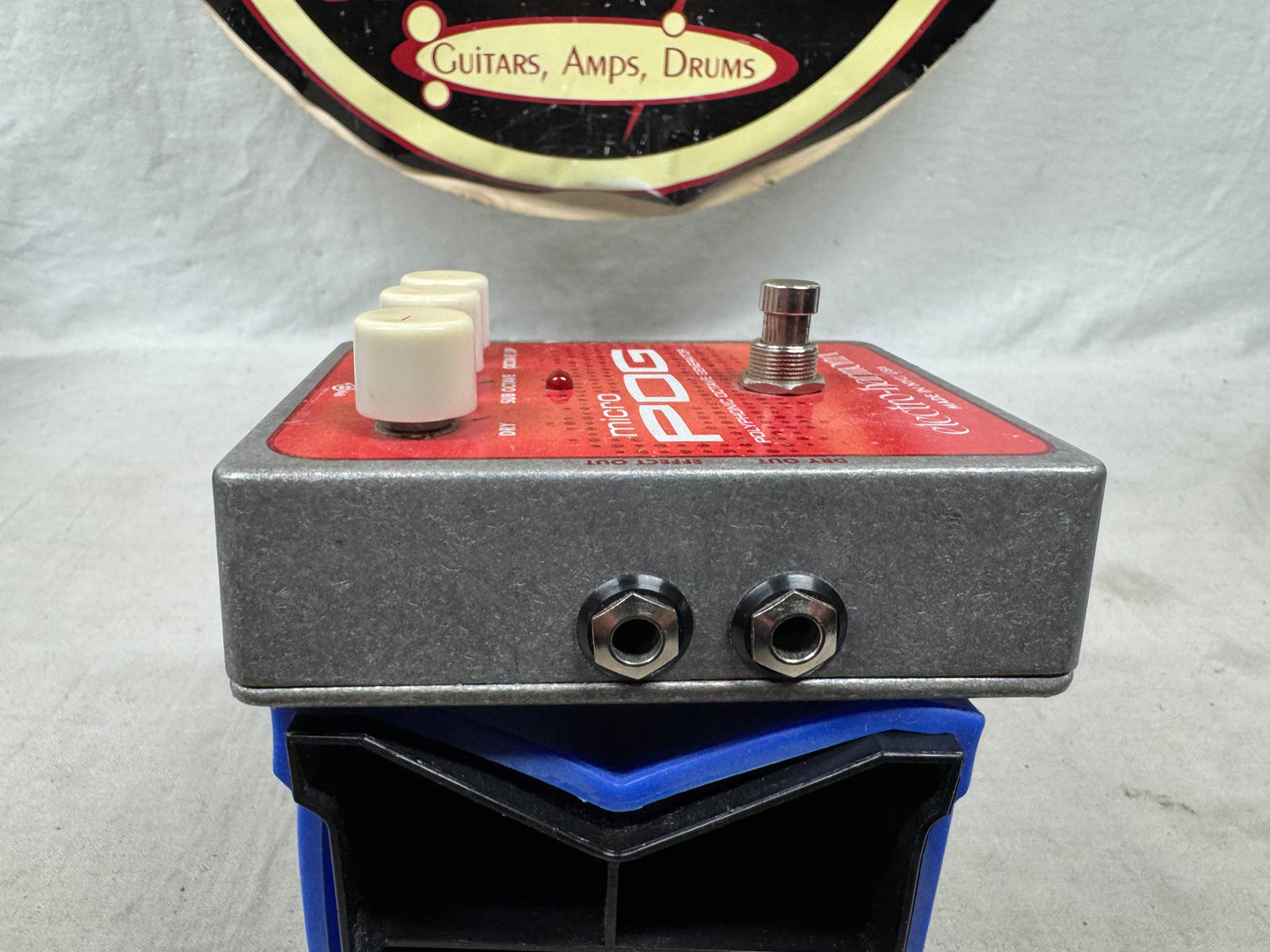 Electro-Harmonix Micro POG p.o.g. Polyphonic Octave Generator Pitch Shifter Harmonizer Pedal