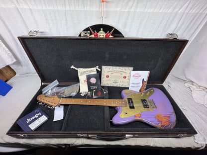 Paoletti Guitars Loft Series Model 112 HP90 Guitar with Case - Purple
