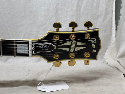 Gibson Custom Shop LPB-3 lpb3 Les Paul Custom Guitar with COA + Case - Ebony / Black
