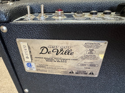 Fender Hot Rod DeVille 3-Channel 60-Watt 410 4x10" Tube Guitar Combo Amplifier - Local Pickup Only