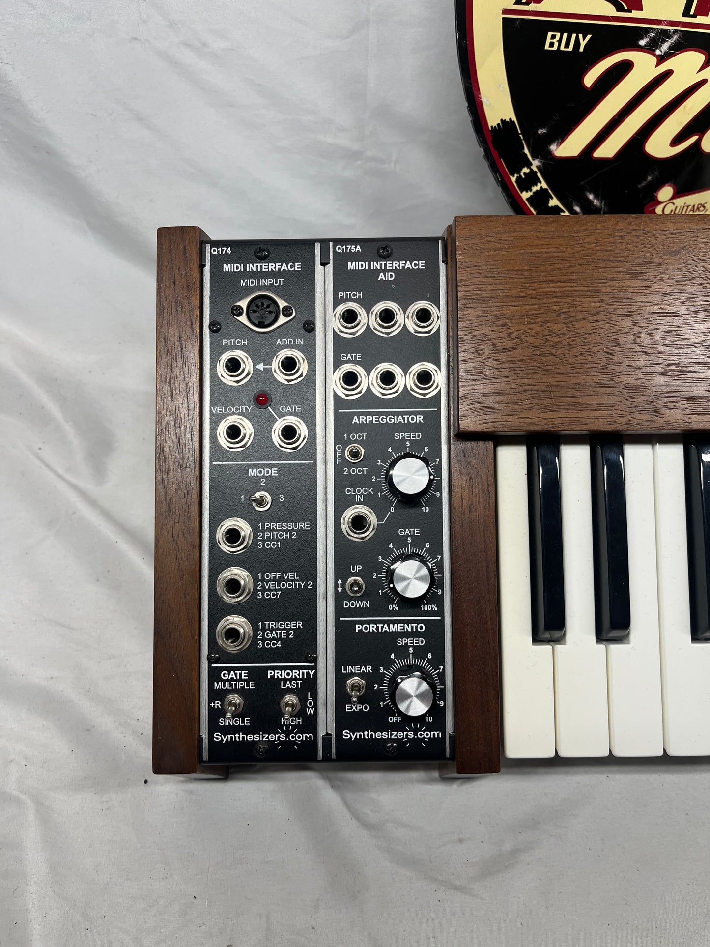 Synthesizers.com Portable Modular Synthesizer System Case and Keyboard with Patch Cables - Local Pickup Only!