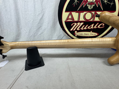 Warwick Limited Edition #39 of 100 Teambuilt Corvette $$ Double Buck 5-String Bass 2019 - Natural Transparent Satin Multicolor