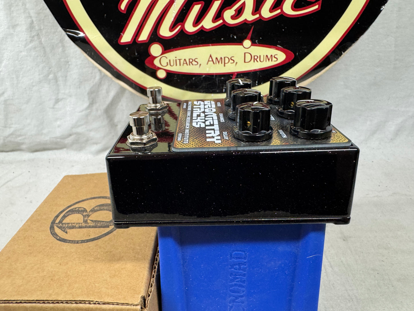 Baltimore Sonic Research Institute BSRI Geometry Stacks Flanger Pedal with Box