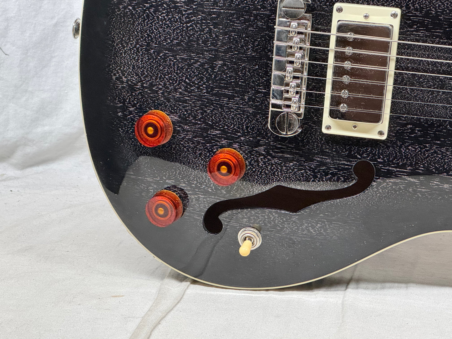 PRS Paul Reed Smith SE HBPEIBDH Hollowbody Standard Piezo Guitar with Case 2024 - Dog Hair Smokeburst