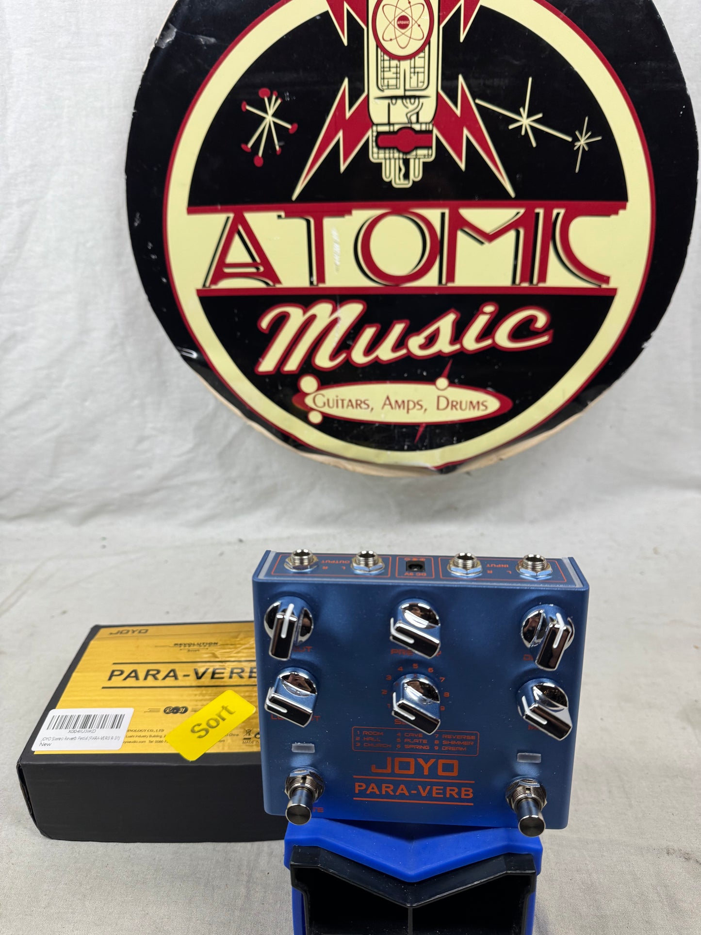 Joyo J-31 j31 Para-Verb Reverb Pedal with Box