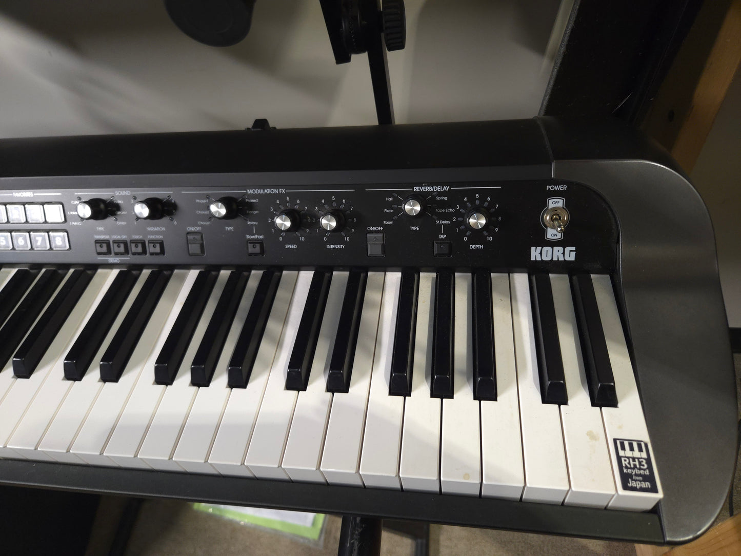 Korg SV1-73 Stage Vintage Digital Piano 2009 - Present - Black with White / Black Keys - Local Pickup Only