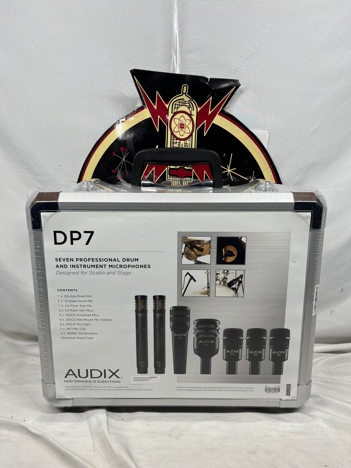 Audix DP7 7-Piece Drum Microphone Set with Case - Unopened!