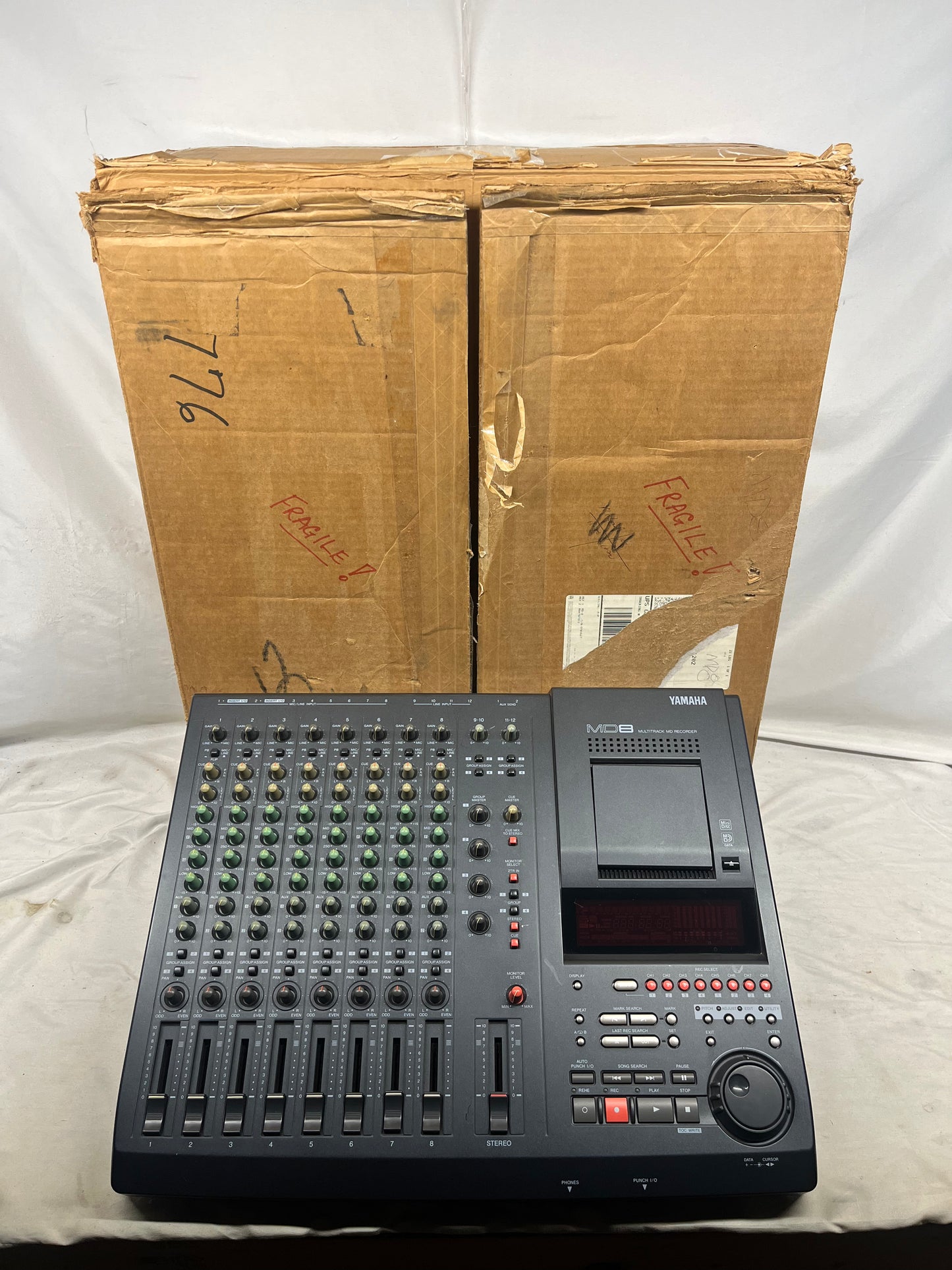 Yamaha MD-8 8-Channel Multitrack MD Mini Disk Recorder with Box