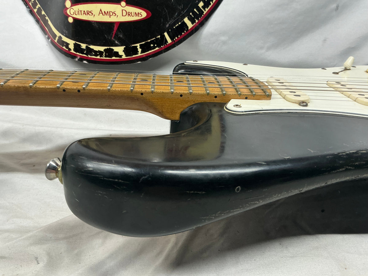 Warmoth Partscaster S-Style - Black - Needs Re-Fret