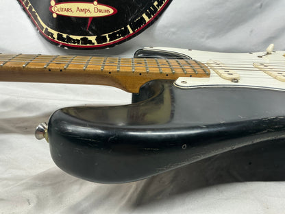 Warmoth Partscaster S-Style - Black - Needs Re-Fret
