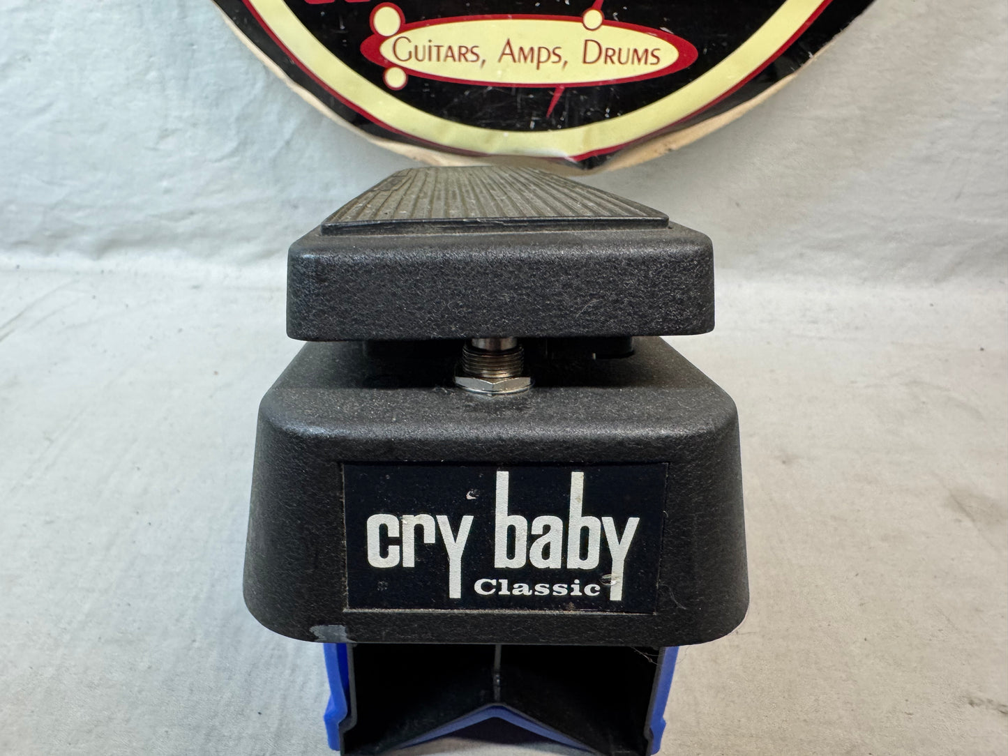 Dunlop GCB95F GCB-95F Cry Baby crybaby Classic Wah Pedal with Fasel Inductor - missing battery cavity cover / feet