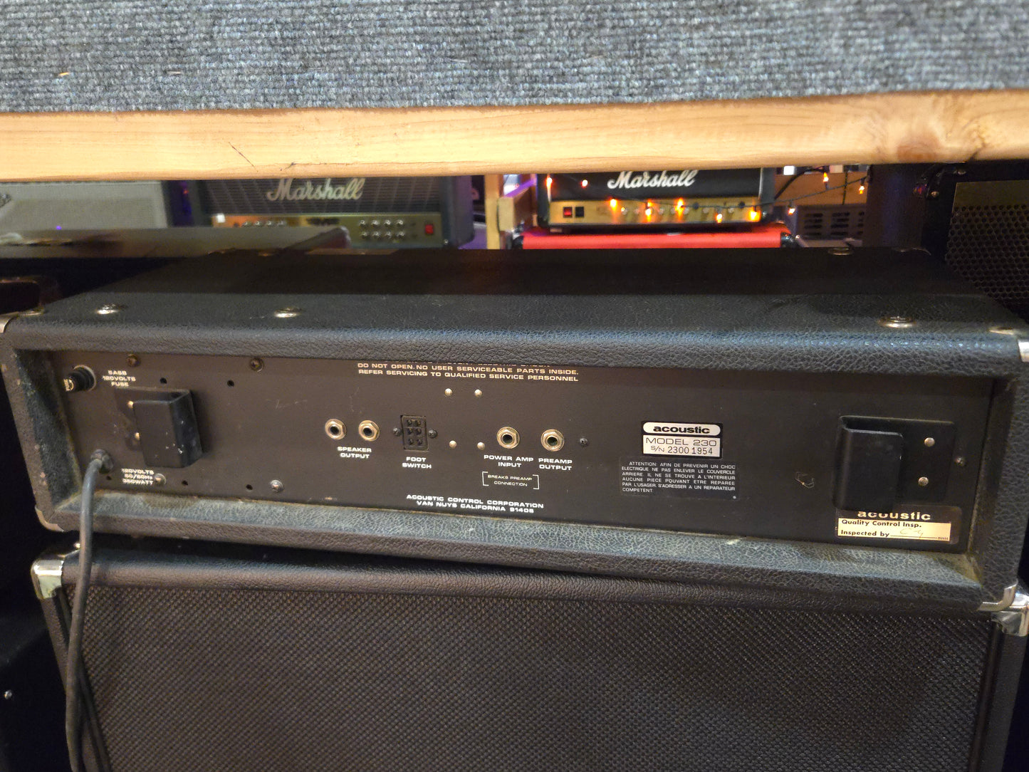 Acoustic Model 230 Amp Head 1977-1984 - Local Pickup Only