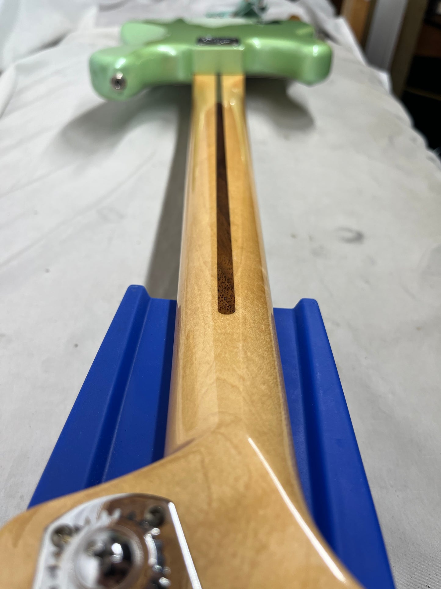 Fender GC Factory Special Run Precision Bass P-Bass Active 4-String Electric Bass - Sea Foam Green