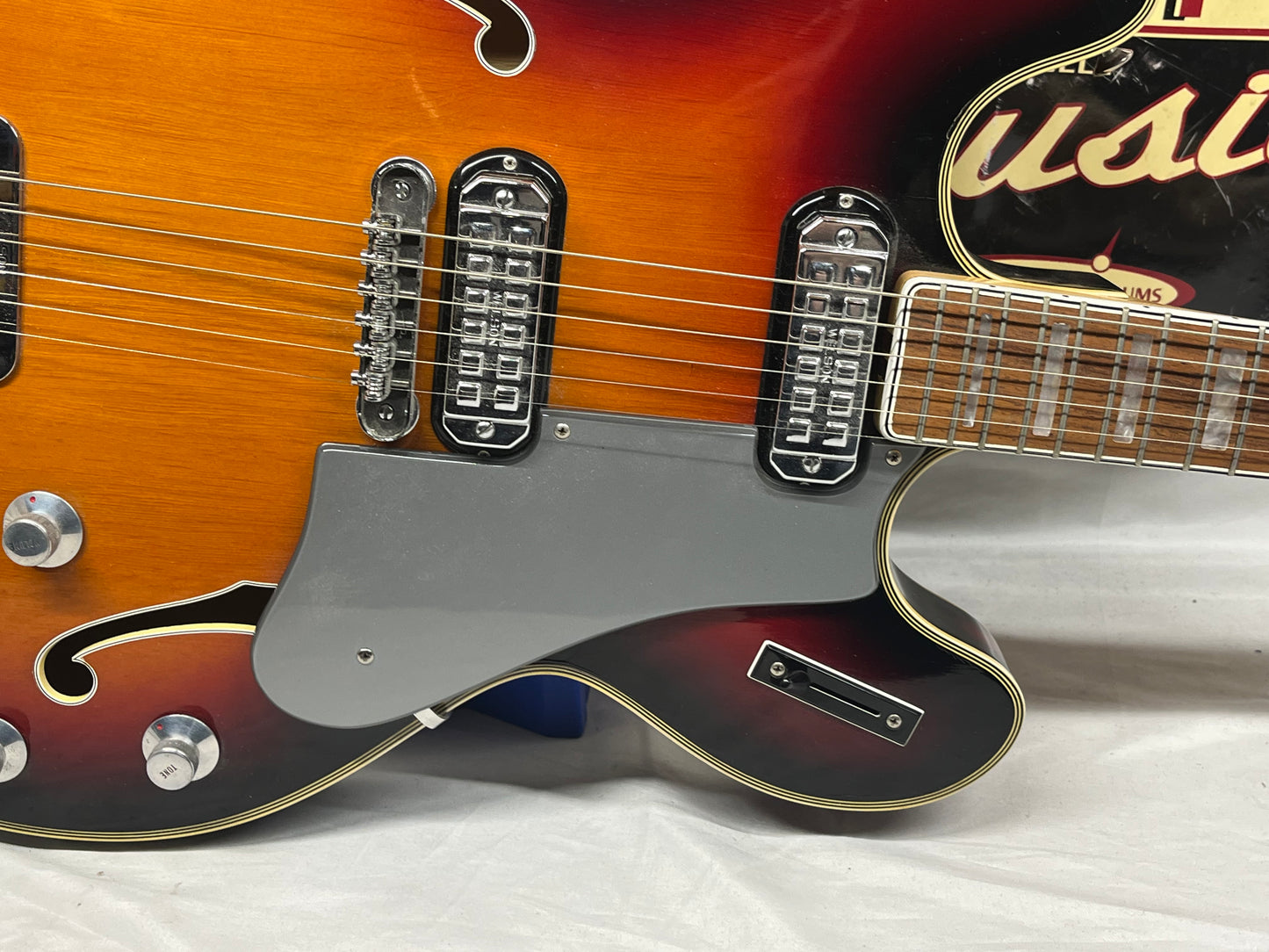 Welson 1960s DS2 Vintage Hollow Body Electric Guitar