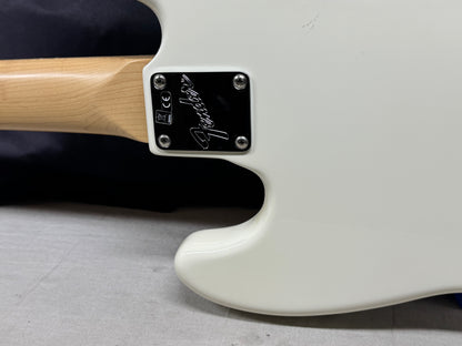 Fender American Performer Jazz Bass 4-string J-Bass with Gig Bag 2019 - Arctic White / Rosewood fingerboard