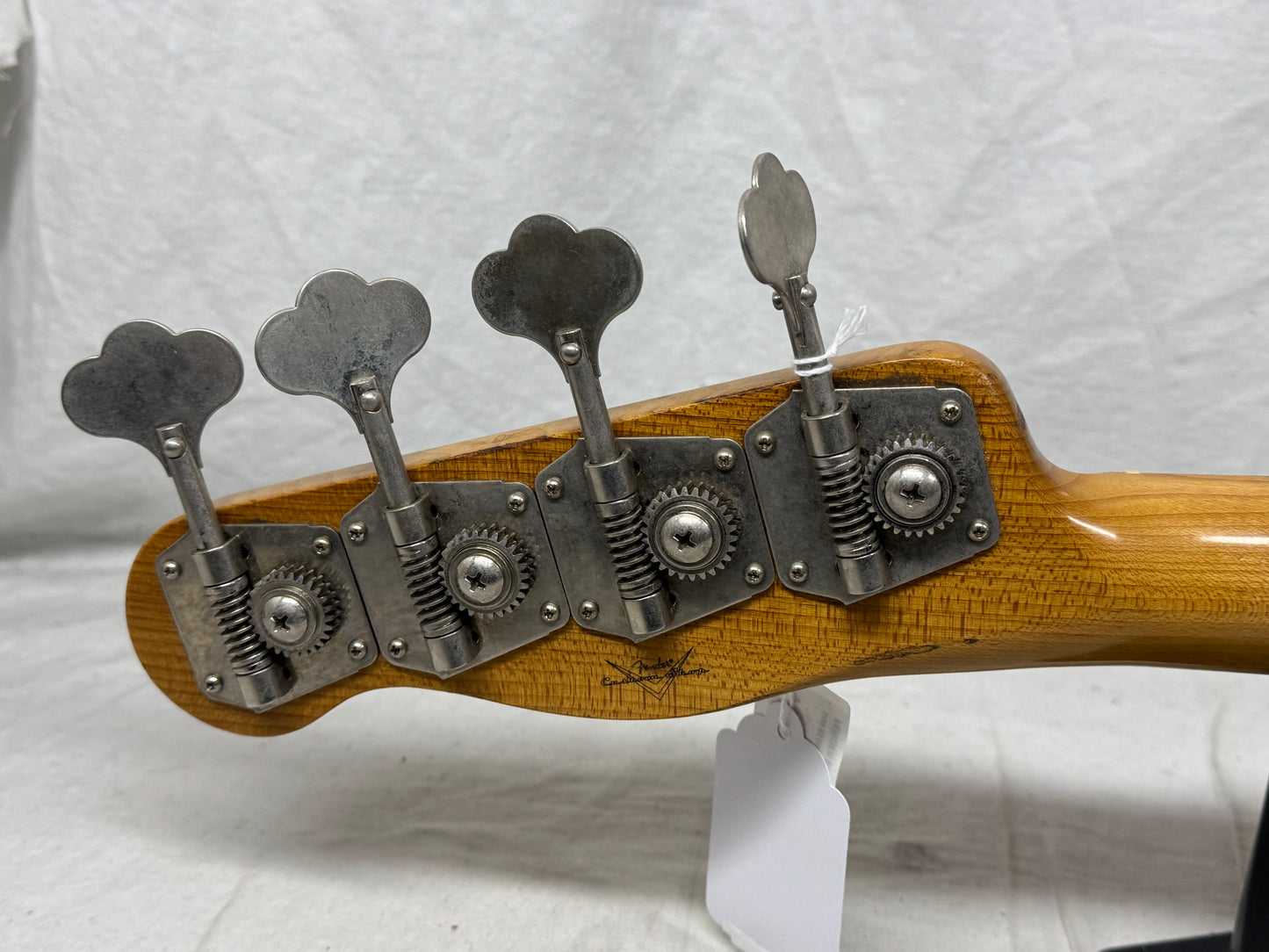 Fender USA Custom Shop '55 1955 Precision Bass Relic 4-string P-Bass with COA + Case 2020 - Sonic Blue / Roasted Maple neck