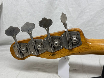 Fender USA Custom Shop '55 1955 Precision Bass Relic 4-string P-Bass with COA + Case 2020 - Sonic Blue / Roasted Maple neck
