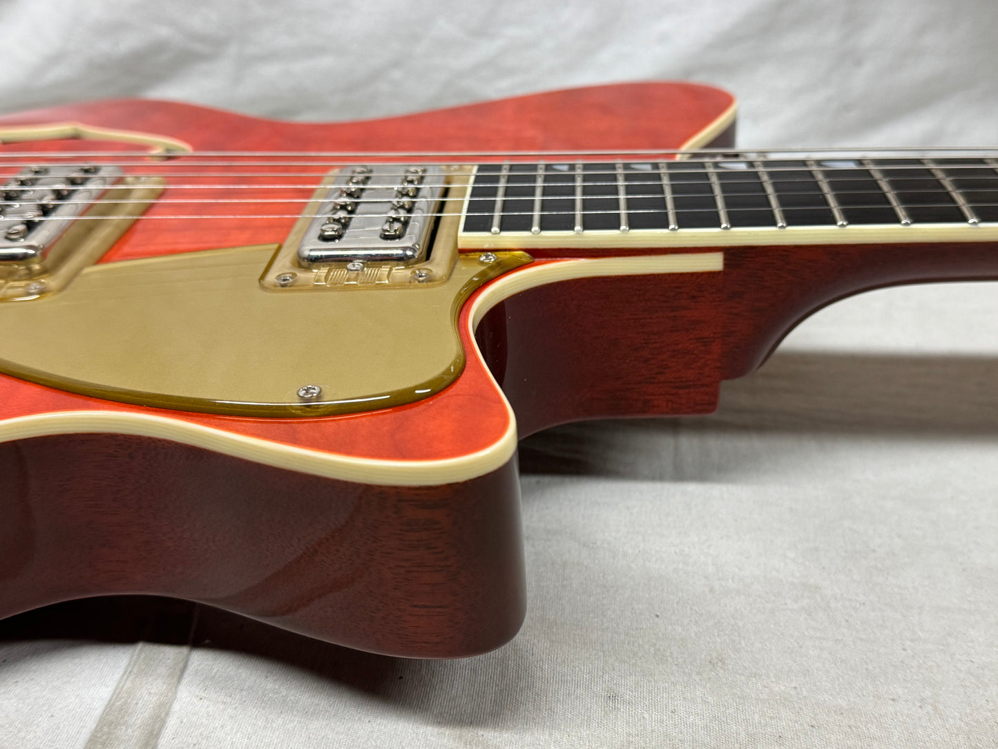 Koll Guitar Company Duo Glide Semi-Hollowbody Guitar with Case 2010 - Round Up Orange