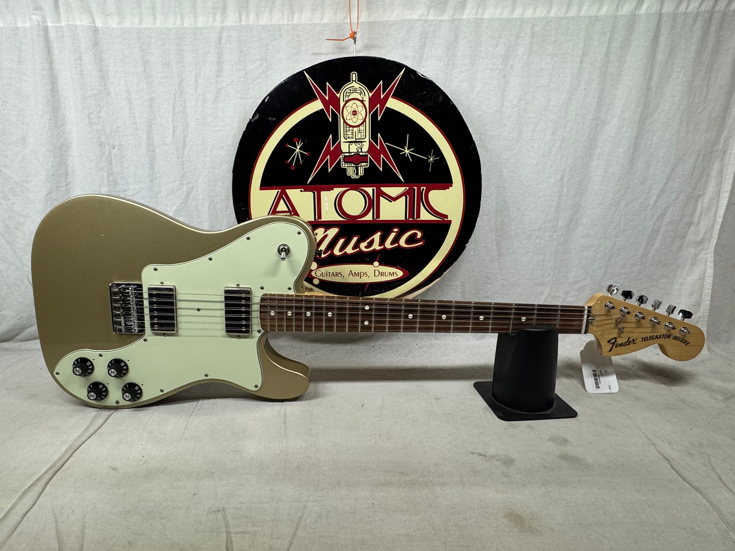 Fender Chris Shiflett Telecaster Deluxe Guitar with Case 2019 - Shoreline Gold / Rosewood fingerboard