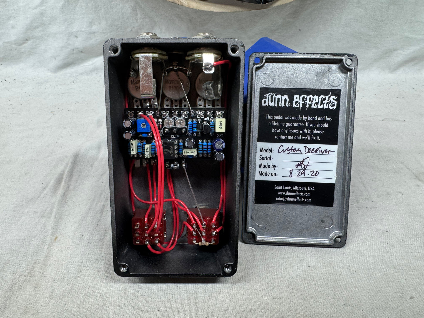 Dunn Effects Deceiver Custom Overdrive Pedal 2020