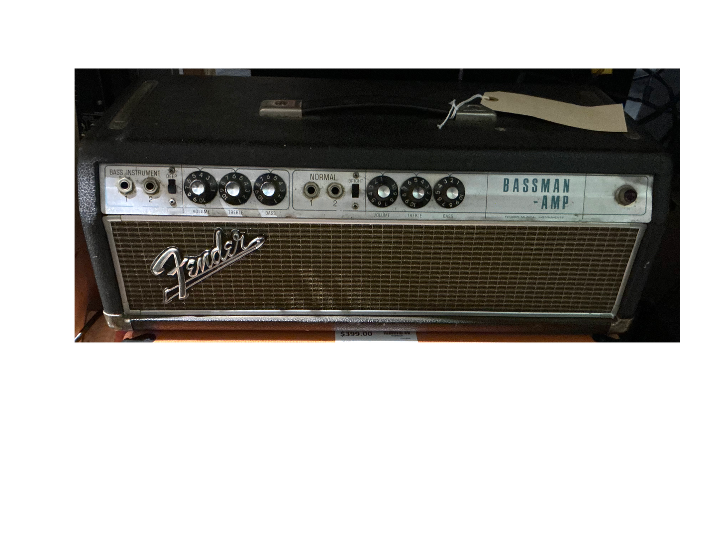 Fender Bassman Amp Tube Amplifier Head Silverface - Local Pickup Only