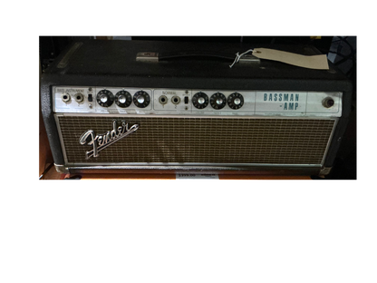 Fender Bassman Amp Tube Amplifier Head Silverface - Local Pickup Only