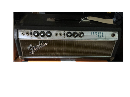 Fender Bassman Amp Tube Amplifier Head Silverface - Local Pickup Only