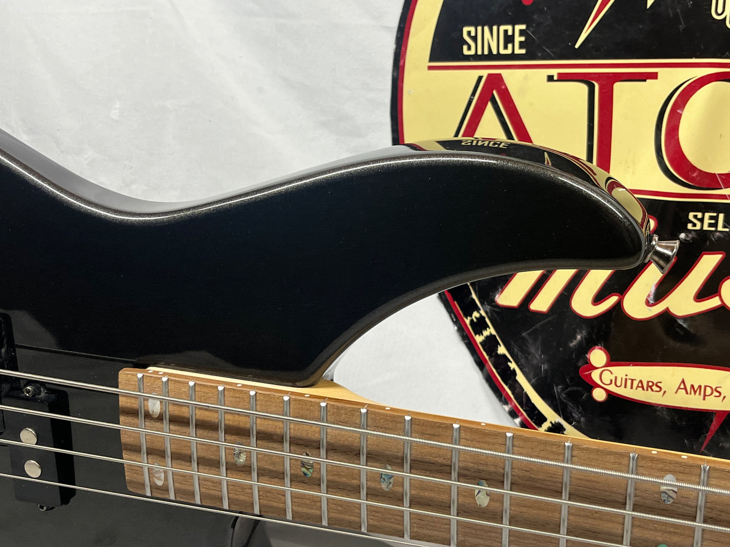Mitchell MB200 4-String Electric Bass - Gunmetal