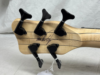 Warwick Limited Edition #39 of 100 Teambuilt Corvette $$ Double Buck 5-String Bass 2019 - Natural Transparent Satin Multicolor