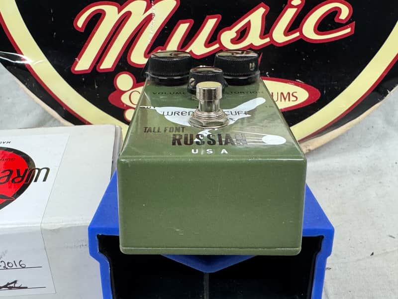 Wren and Cuff Tall Font Russian Muffy Distortion Pedal with Box - Image 3