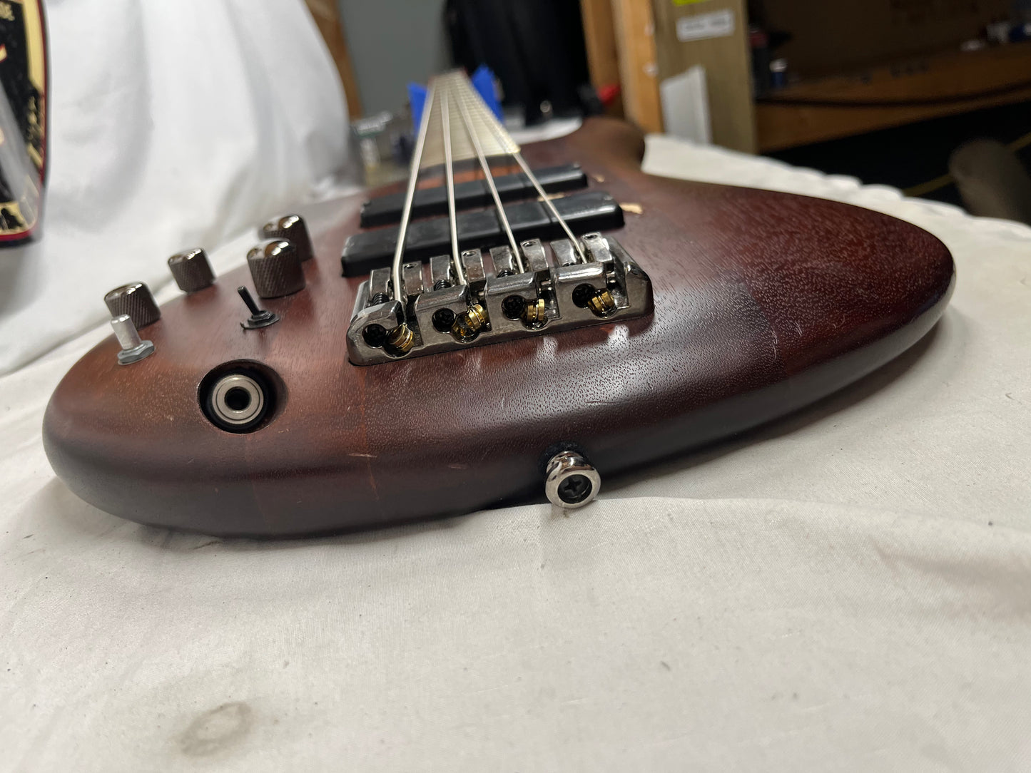 Ibanez Soundgear SR500L Left-Handed Lefty *Strung for Right-Handed Playing* Doublecut 4-String Electric Bass