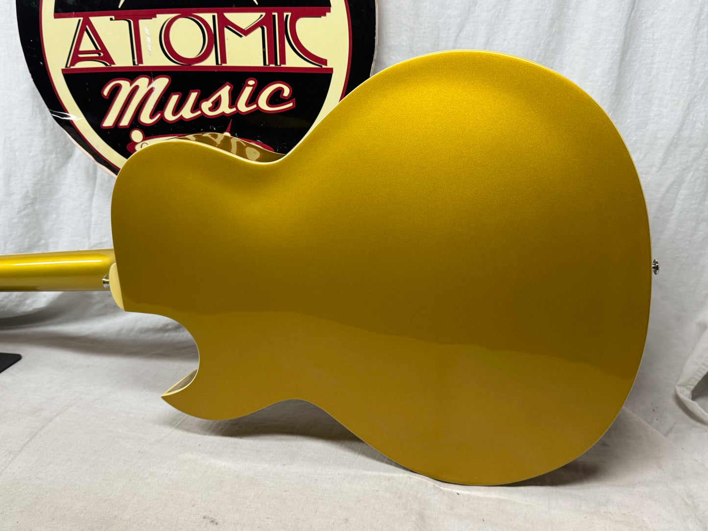 Epiphone ES-295 es295 Hollow Body Guitar with Case - MIK Made In Korea 2006 - Metallic Gold
