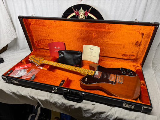 Fender American Vintage II 2 1975 Telecaster Deluxe Guitar with COA + Case 2023 - Mocha / Maple neck