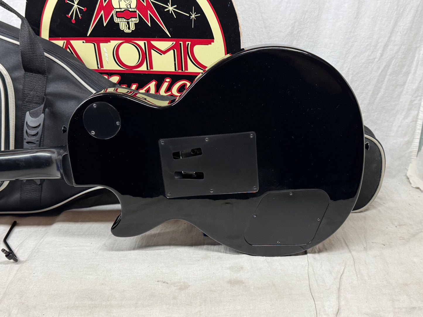 Epiphone Limited Edition Custom Shop Les Paul Nightfall with Gig Bag 2010 - Ebony / Black