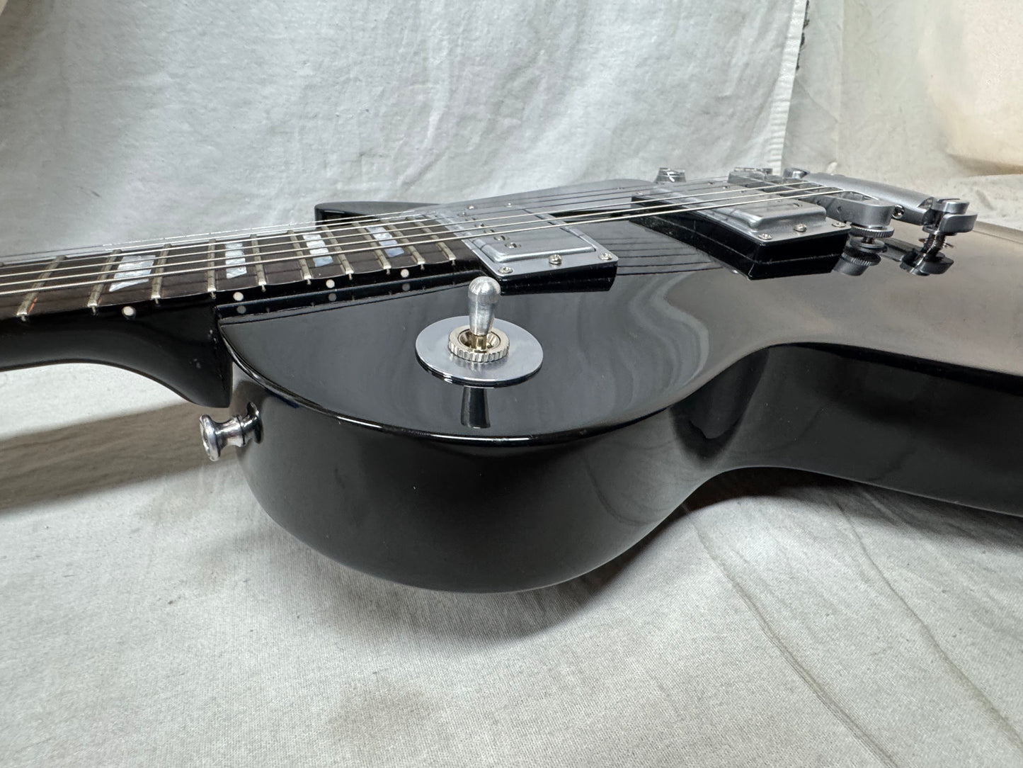 Gibson LPSTHECH1 Limited Edition Les Paul Studio Platinum Guitar with Case 2003 - Ebony / Black