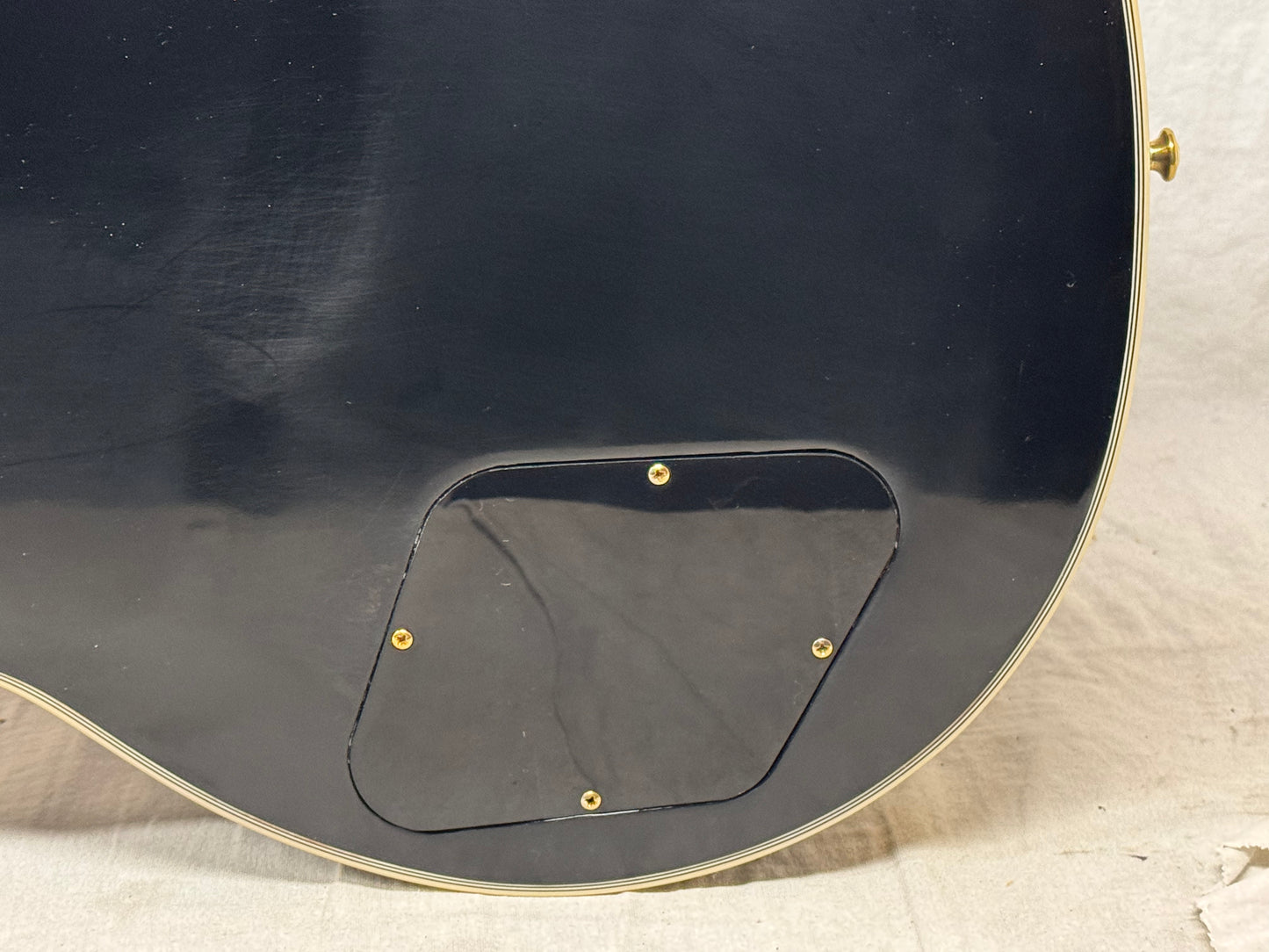Gibson USA Custom Shop Les Paul Custom Guitar with COA + Case 2023 - Ebony / Black