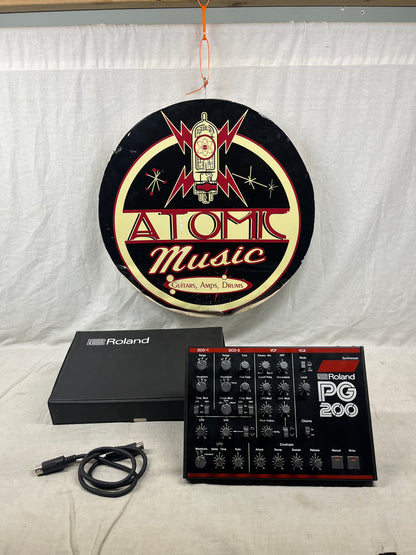 Roland JX-3P Keyboard Synthesizer with PG 200 Synthesizer Programmer - Local Pickup Only