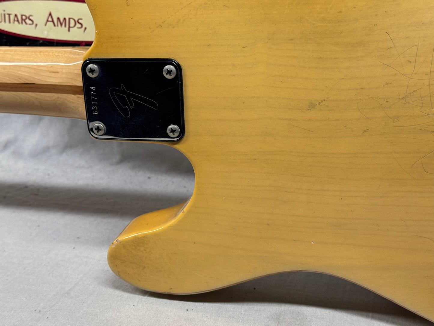 Fender USA Telecaster Guitar with Case 1975 - re-fretted by Philtone